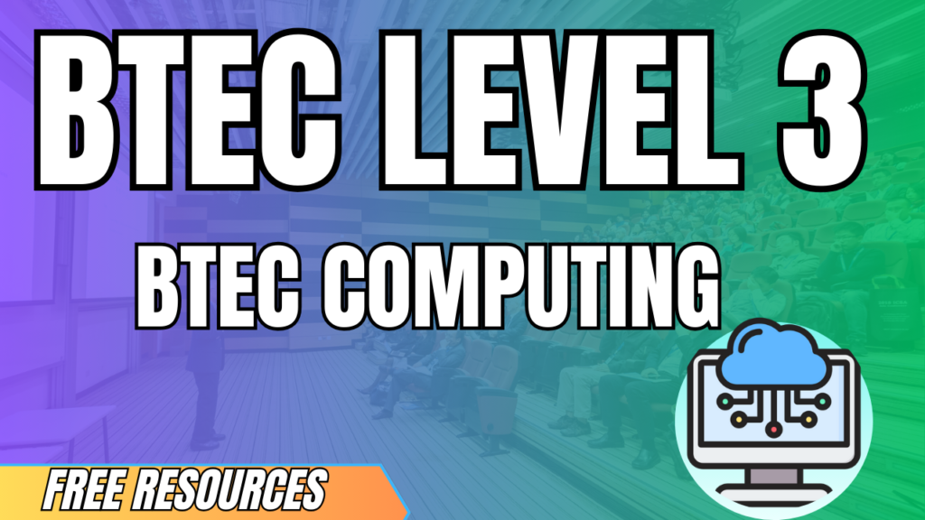 BTEC Level 3 Computing - Website Blog Post