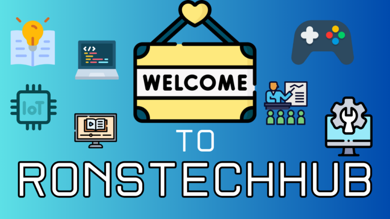 RonsTechHub - Website Welcome Image