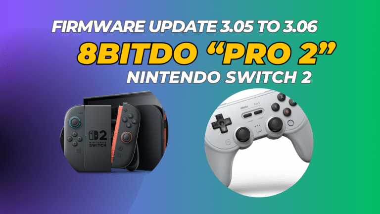 8BitDo Pro 2 - Switch 2 Update Firmware - Website