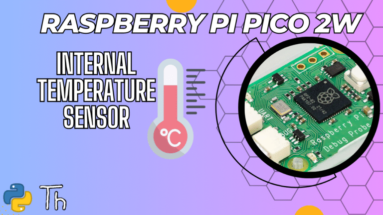 Raspberry Pi Pico 2W - Internal Temperature Sensor - WEBSITE