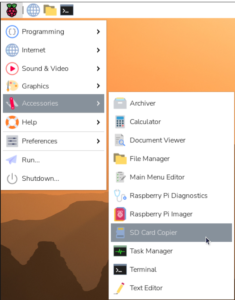 Raspberry Pi SD Card Copier